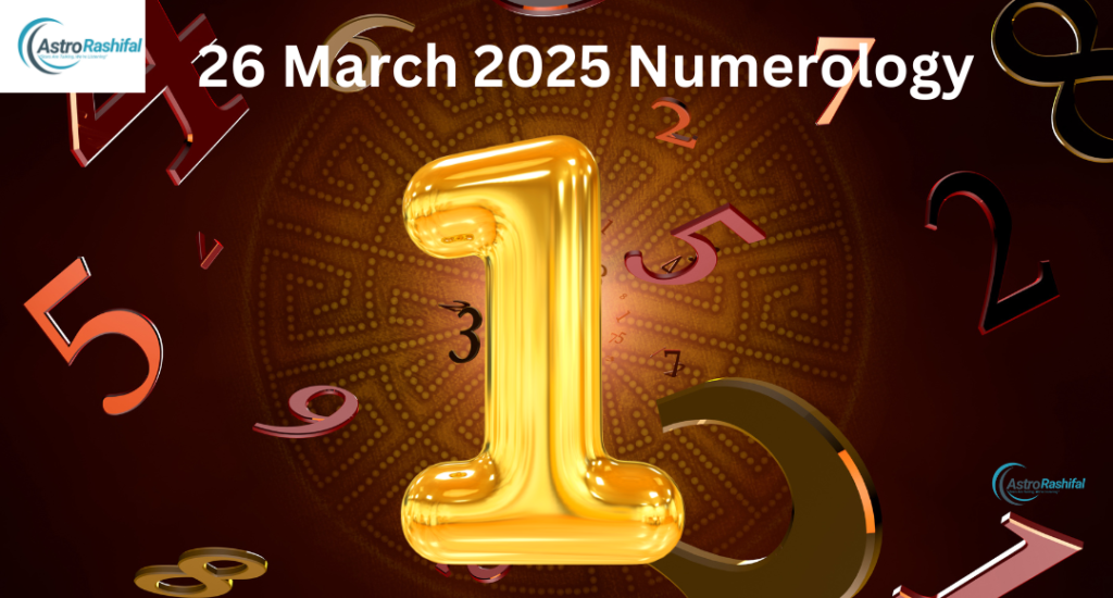 Today's Numerology 26 March 2025