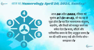 Numerology of 20 April 2025