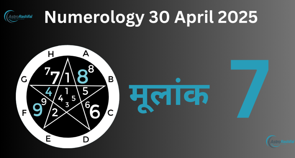 Numerology 30 April 2025