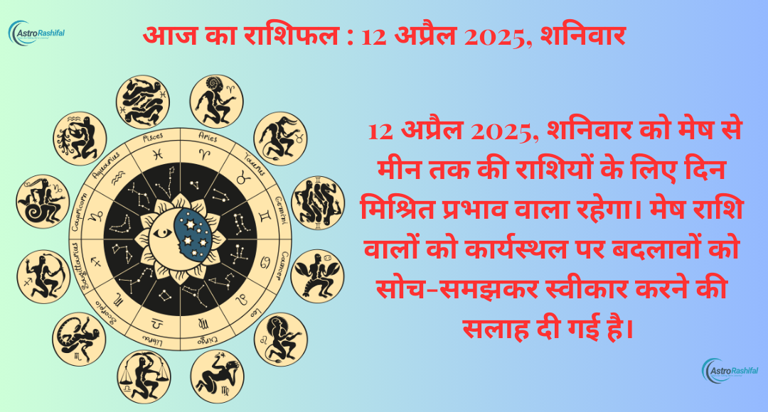 Horoscope April 12, 2025, Saturday