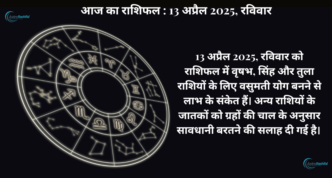 Horoscope 13 April 2025, Sunday