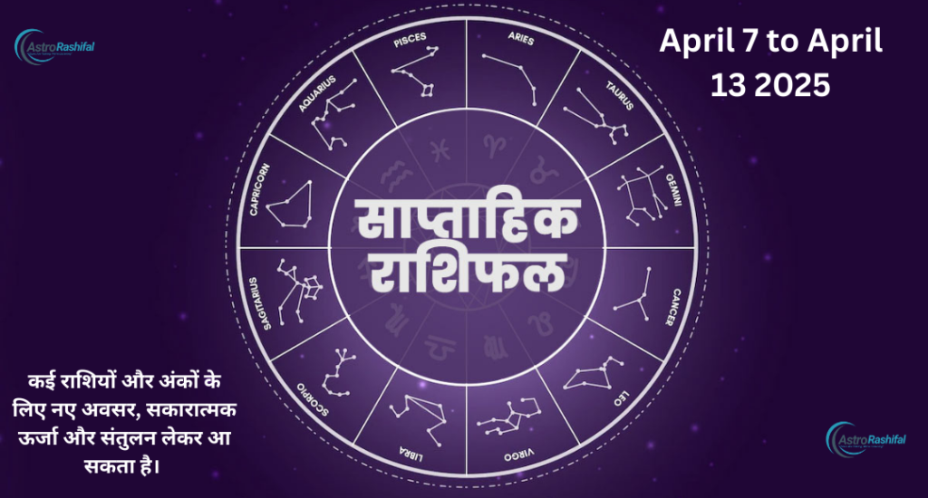 Weekly Horoscope April 7 to April 13, 2025