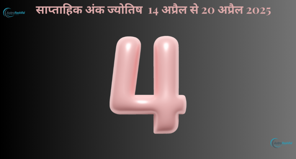 Weekly Numerology April 14 to April 20, 2025