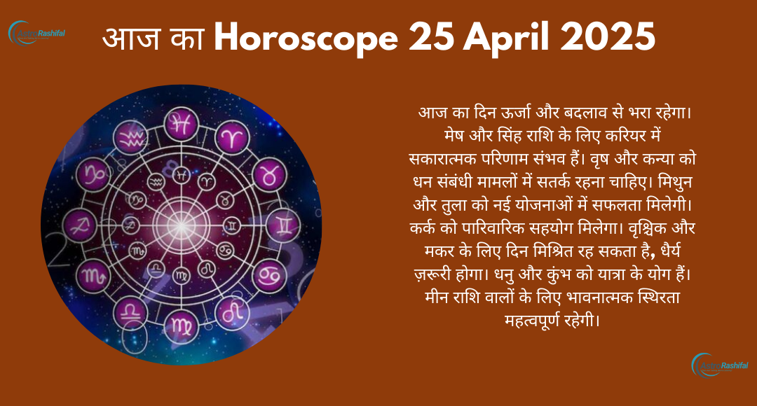 Horoscope 25 April 2025