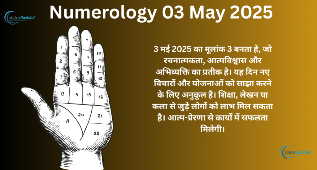 May 3 2025 Daily Numerology Predictions