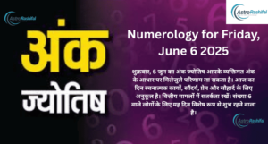 Numerology for Friday, June 6