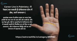 Career Line in Palmistry